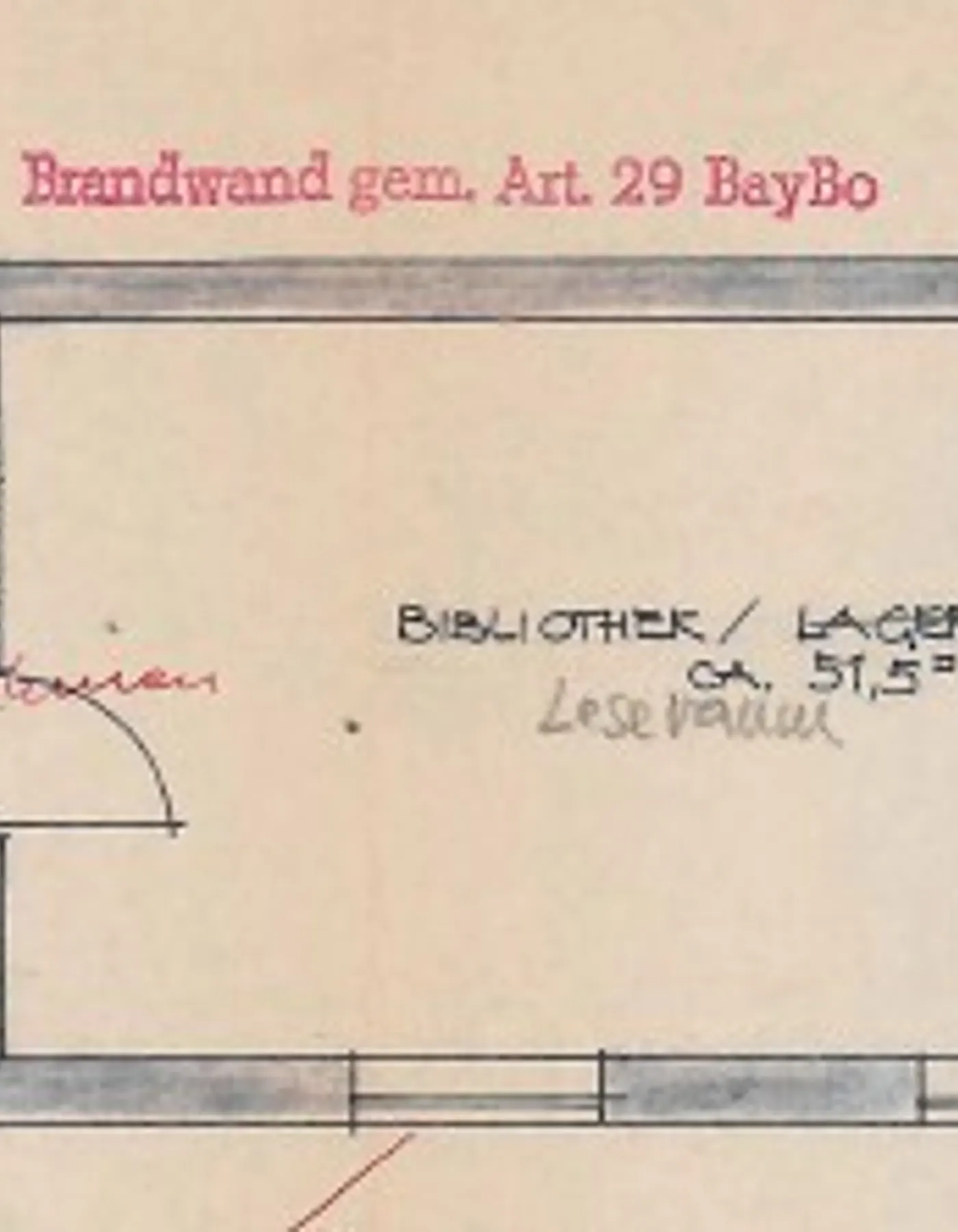 Grundriss OG Gebäudezeile