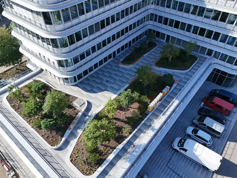 Neubau Büroflächen im Donau Tower