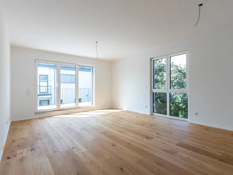 Sofort bezugsfreier Neubau: 3-Zimmer-Wohnung mit Balkon