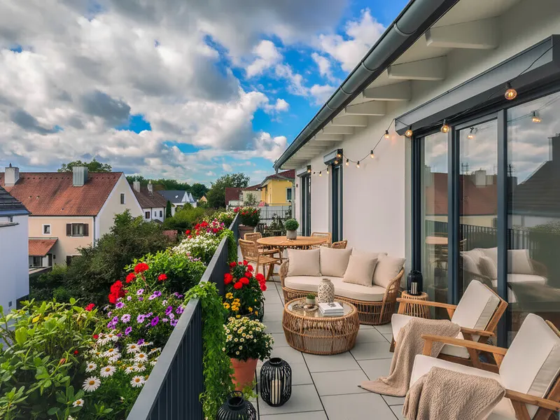 Sofort bezugsfreier Neubau: 2-Zimmer-Wohnung mit Balkon