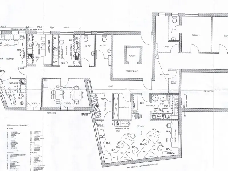 Rarität in der Innenstadt: Erdgeschossfläche mit Garten und Tiefgaragenstellplätzen