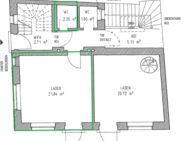 Kleiner Laden in IN-Mitte mit hoher Frequenz
