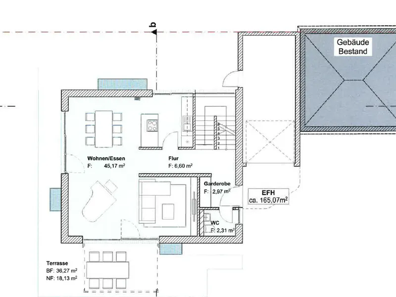 Attraktives Baugrundstück in geschützter Hinterlage