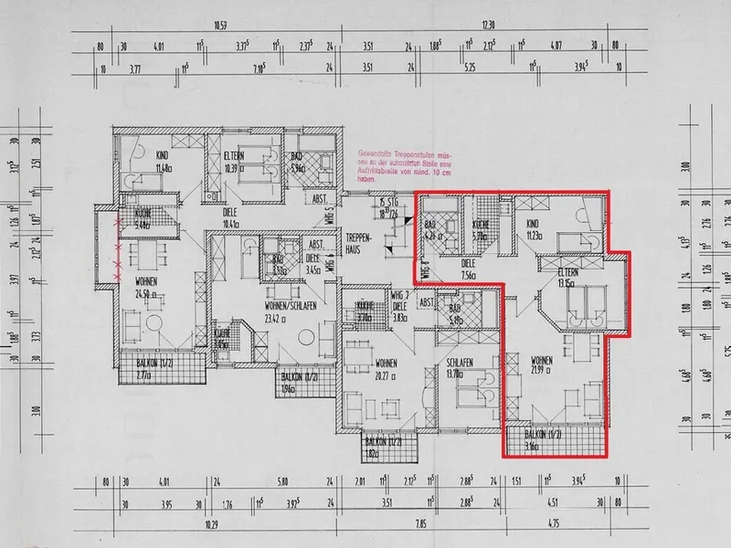 Raumwunder in Nordost - Gemütliche 3 Zimmer mit Südbalkon
