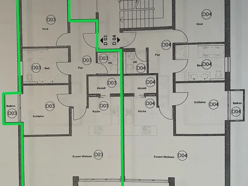 Große 3-Zimmer-Wohnung in Kösching