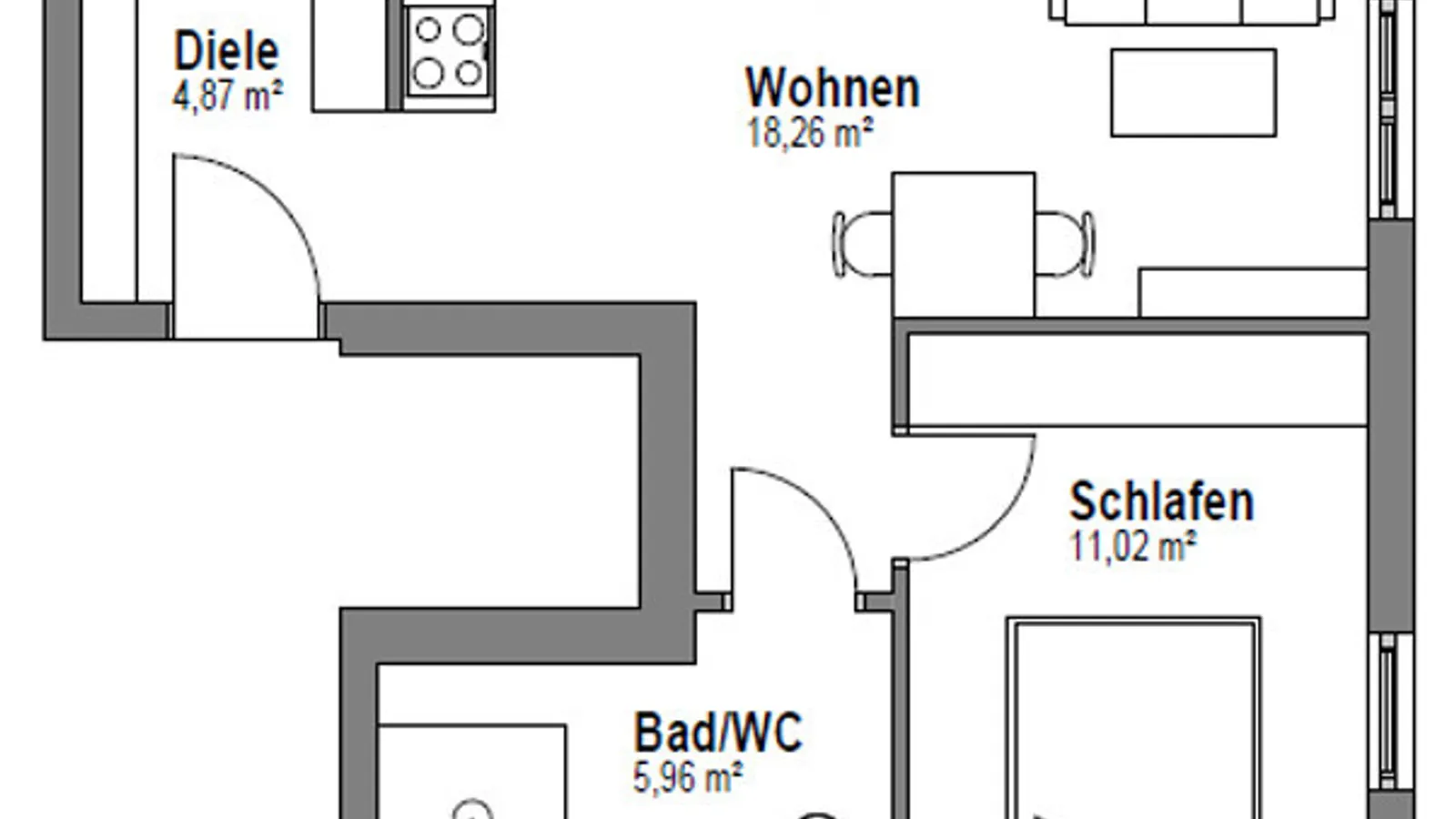 Ideal für Kapitalanleger: 2-Zimmer-Neubau-Wohnung - Bild 10