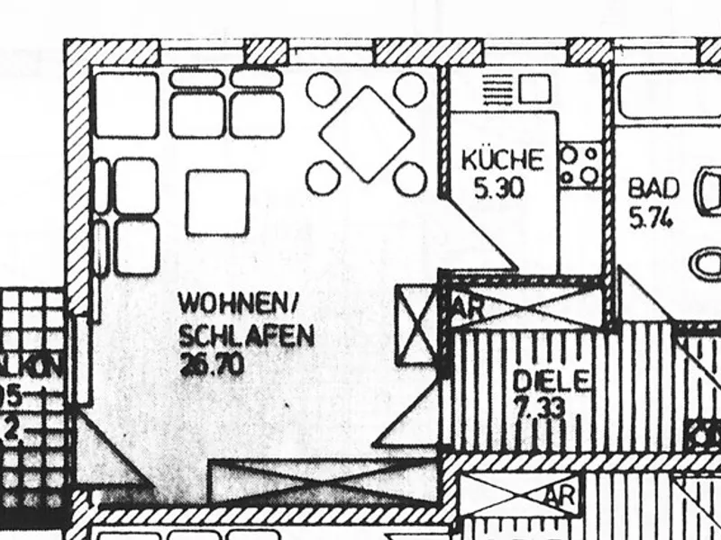 Attraktive 1-Zimmer-Wohnung in Neustadt an der Donau