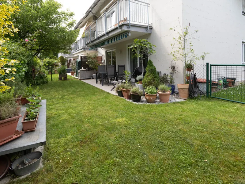 Attraktive 3-Zimmer-Erdgeschosswohnung mit Garten