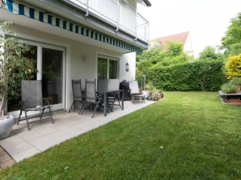 Attraktive 3-Zimmer-Erdgeschosswohnung mit Garten