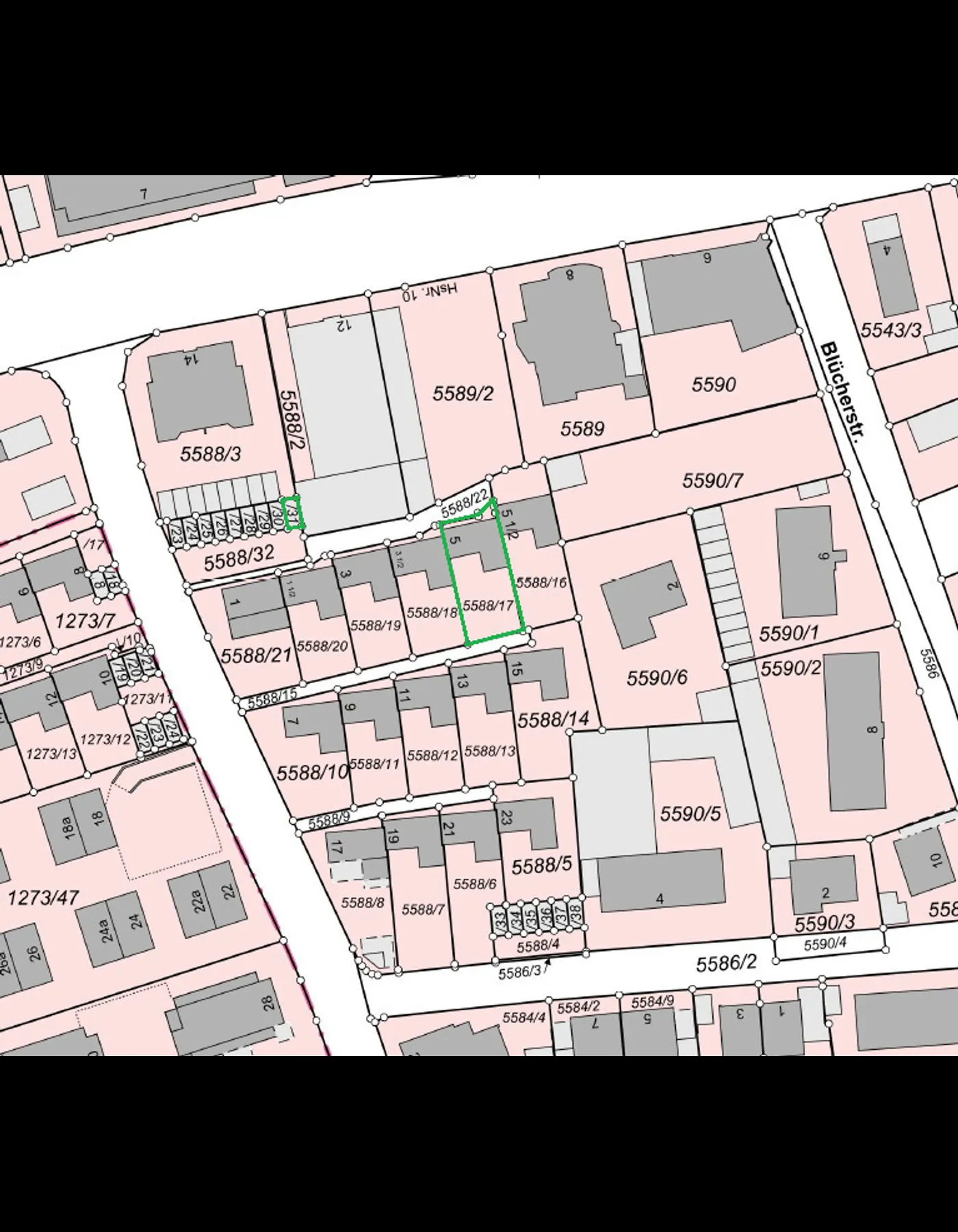 Lageplan markiert