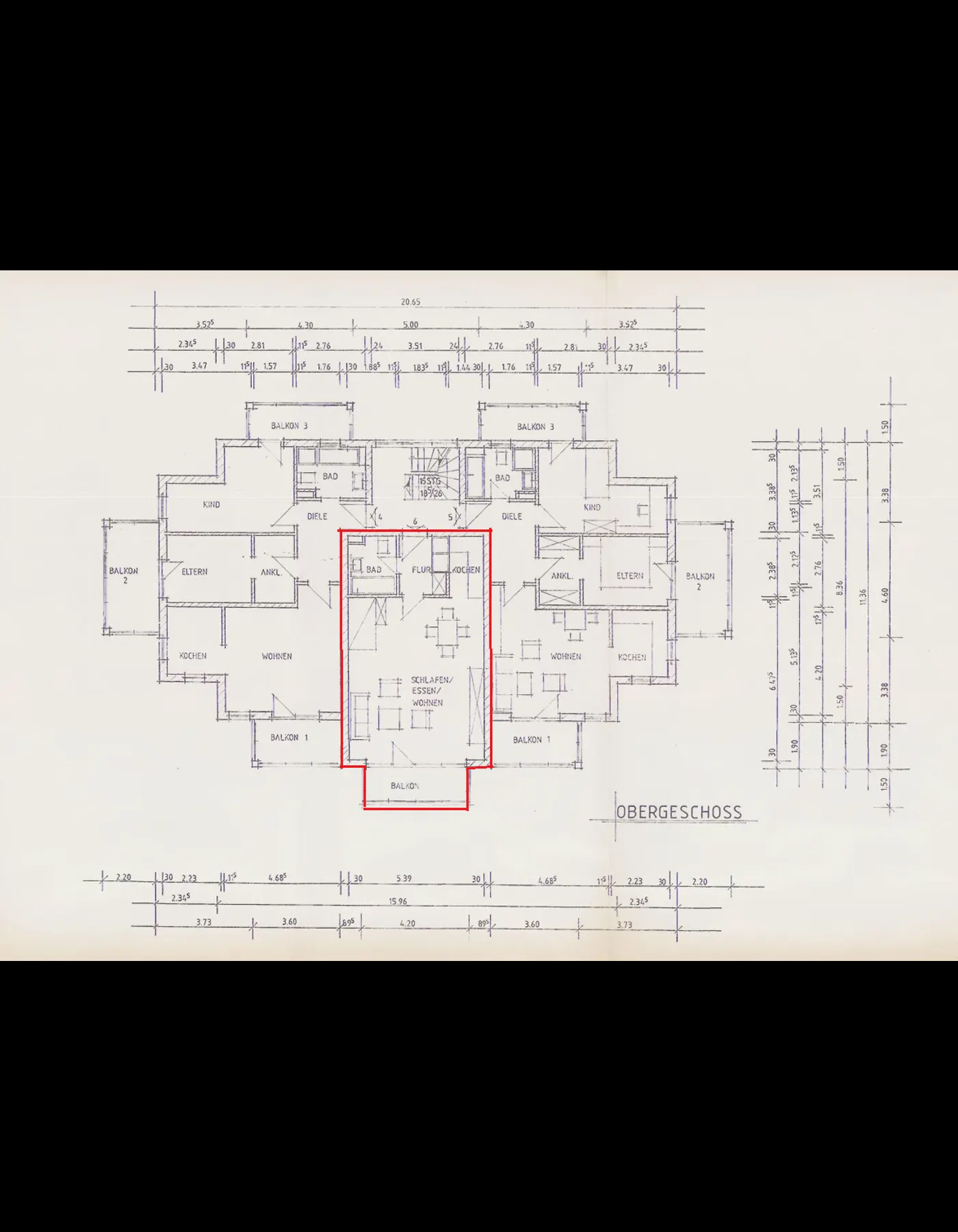 Grundriss 1.OG Whg. 6,EH38