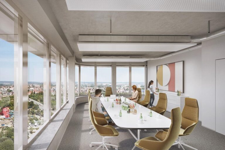 Neubau Büroflächen im Donau Tower